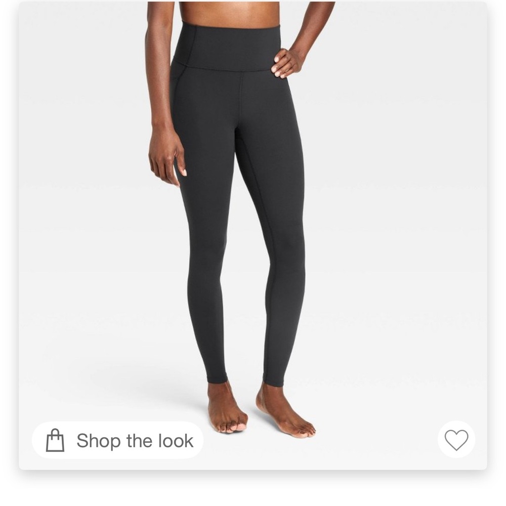 All in Motion Black High-Waisted Leggings